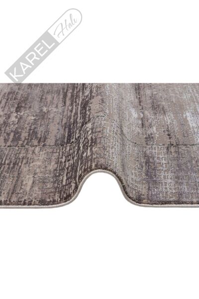 FRESCO FSD 02 D.GREY  Overdyed Yüksek Alçak Dokulu Işıltılı Kaliteli Sık Dokuma Modern Salon Halısı