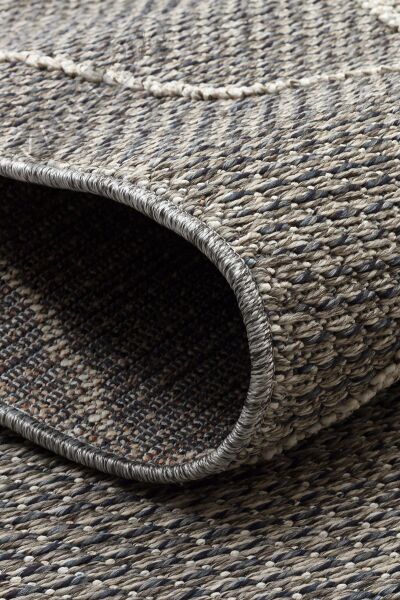 SOHO SH 02 GREY Hav Toz Vermez Hasır Dokuma Modern Makine Halısı