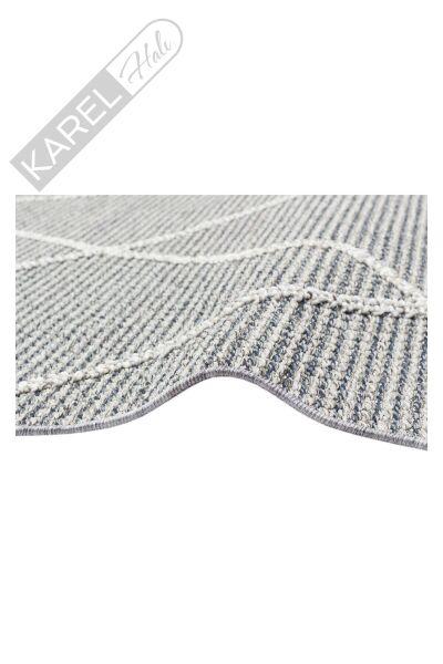 SOHO SH 02 GREY Hav Toz Vermez Hasır Dokuma Modern Makine Halısı