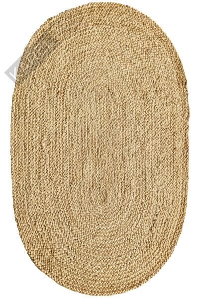 Juno Jüt Ech 01E Natural Flatweave El Dokuma Naturel Jüt Hasır Halı