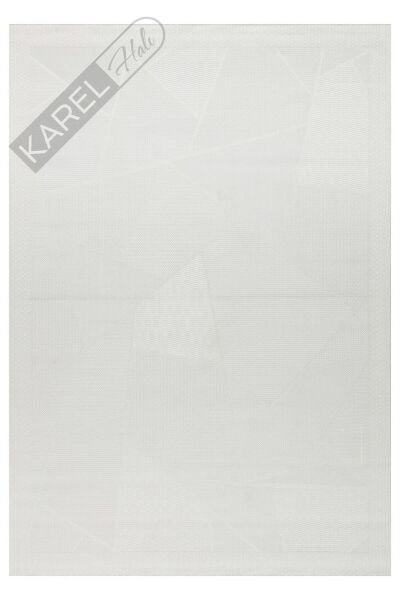 MONO LUX MNO LUX 01 GREY Kaymaz Tabanlı Modern Desenlere Sahip İnce Halı