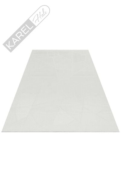 MONO LUX MNO LUX 01 GREY Kaymaz Tabanlı Modern Desenlere Sahip İnce Halı