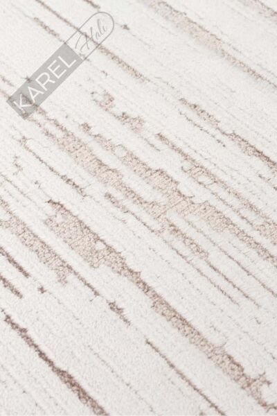 SIERRA SR 01 STONE Yüksek Alçak Oyma Dokuya Sahip Sık Dokuma Modern Salon Halısı