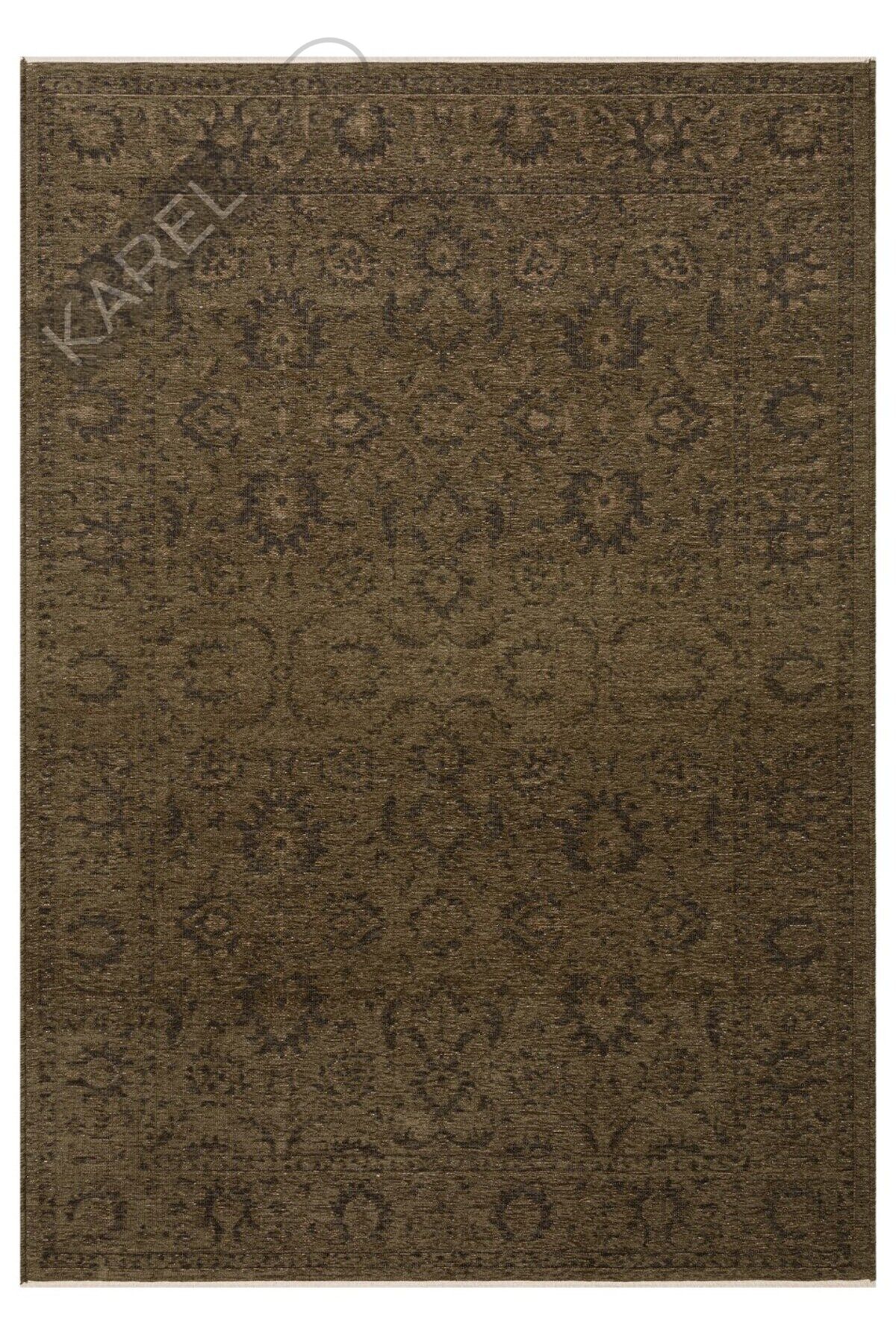 LIZA KILIM XW LIZ 03 GREEN XW Hav Toz Vermez Kaymaz Tabanlı Yıkanabilir Düz Renk Kilim