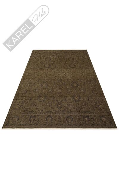 LIZA KILIM XW LIZ 03 GREEN XW Hav Toz Vermez Kaymaz Tabanlı Yıkanabilir Düz Renk Kilim