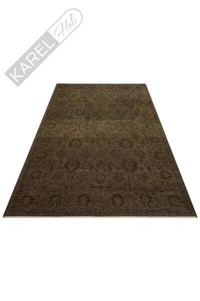 LIZA KILIM XW LIZ 03 GREEN XW Hav Toz Vermez Kaymaz Tabanlı Yıkanabilir Düz Renk Kilim