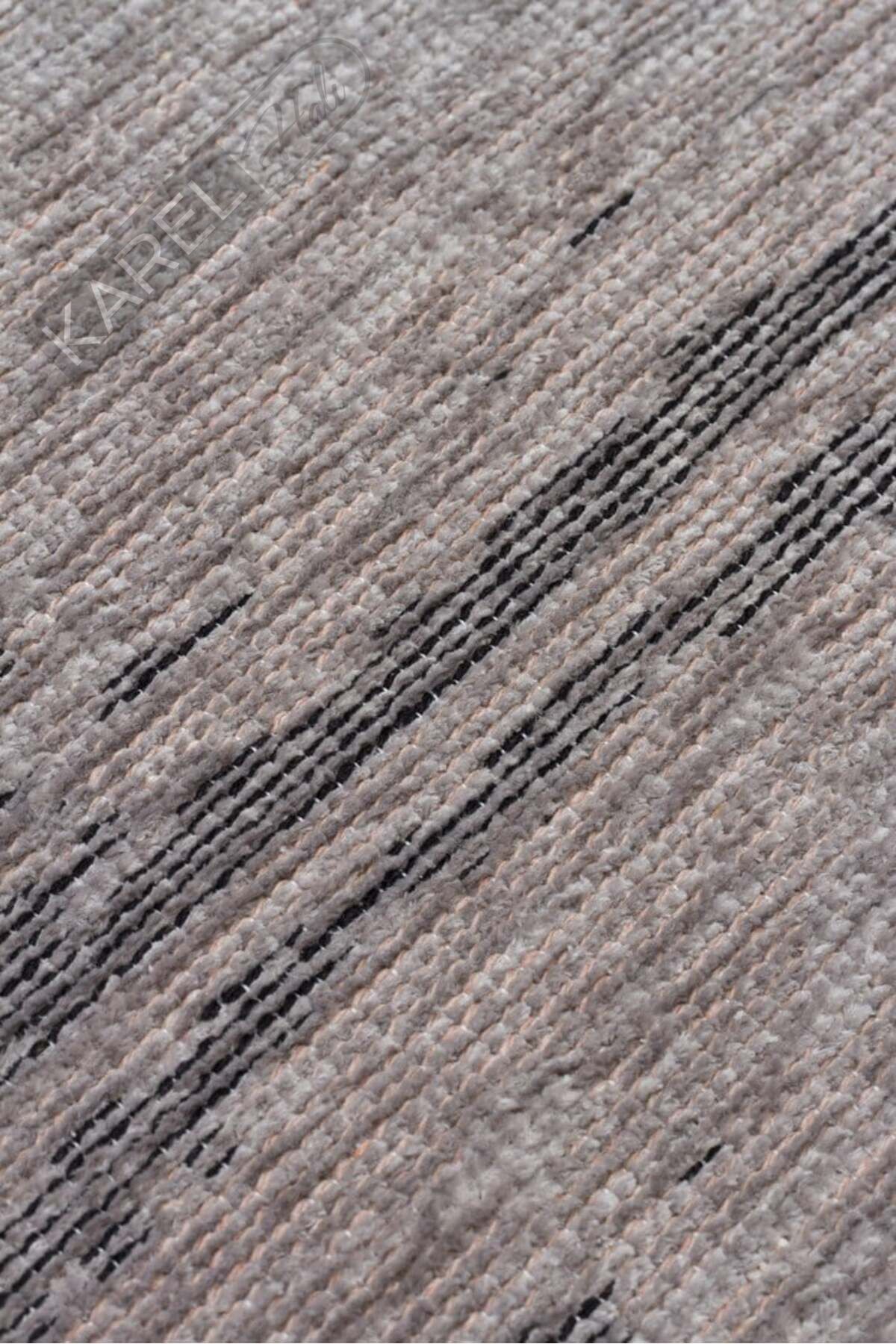 LIZA KILIM XW LIZ 05 GREY XW Hav Toz Vermez Kaymaz Tabanlı Yıkanabilir Düz Renk Kilim