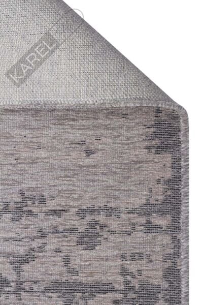 LIZA KILIM XW LIZ 05 GREY XW Hav Toz Vermez Kaymaz Tabanlı Yıkanabilir Düz Renk Kilim