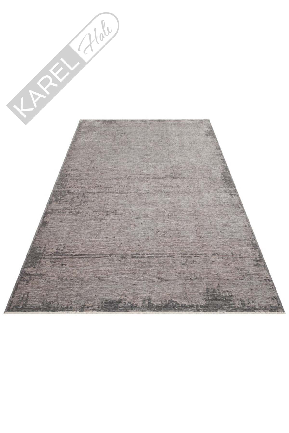 LIZA KILIM XW LIZ 05 GREY XW Hav Toz Vermez Kaymaz Tabanlı Yıkanabilir Düz Renk Kilim