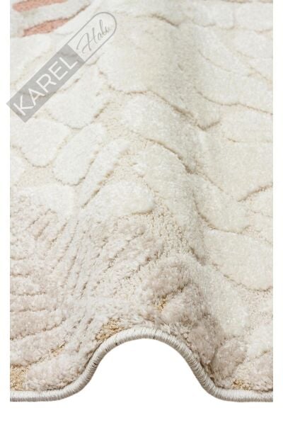 PICCOLO PCL 08 CREAM MULTY  Pastel Renkli Hav ve Toz Vermeyen Çocuk Halısı