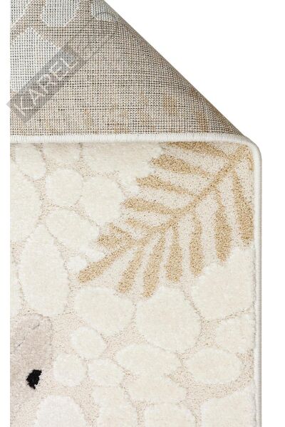 PICCOLO PCL 08 CREAM MULTY  Pastel Renkli Hav ve Toz Vermeyen Çocuk Halısı