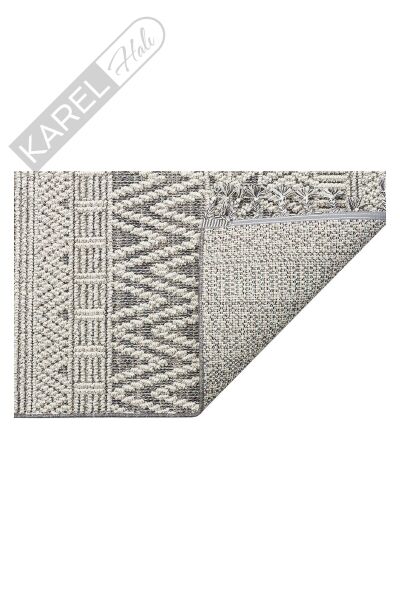 SOHO SH 14 GREY Hav Toz Vermez Hasır Dokuma Modern Makine Halısı