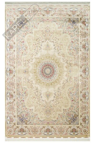 ISFAHAN ISF 06 CREAM Klasik Desenli Yüksek Kalite Sık Dokuma Makine Halısı