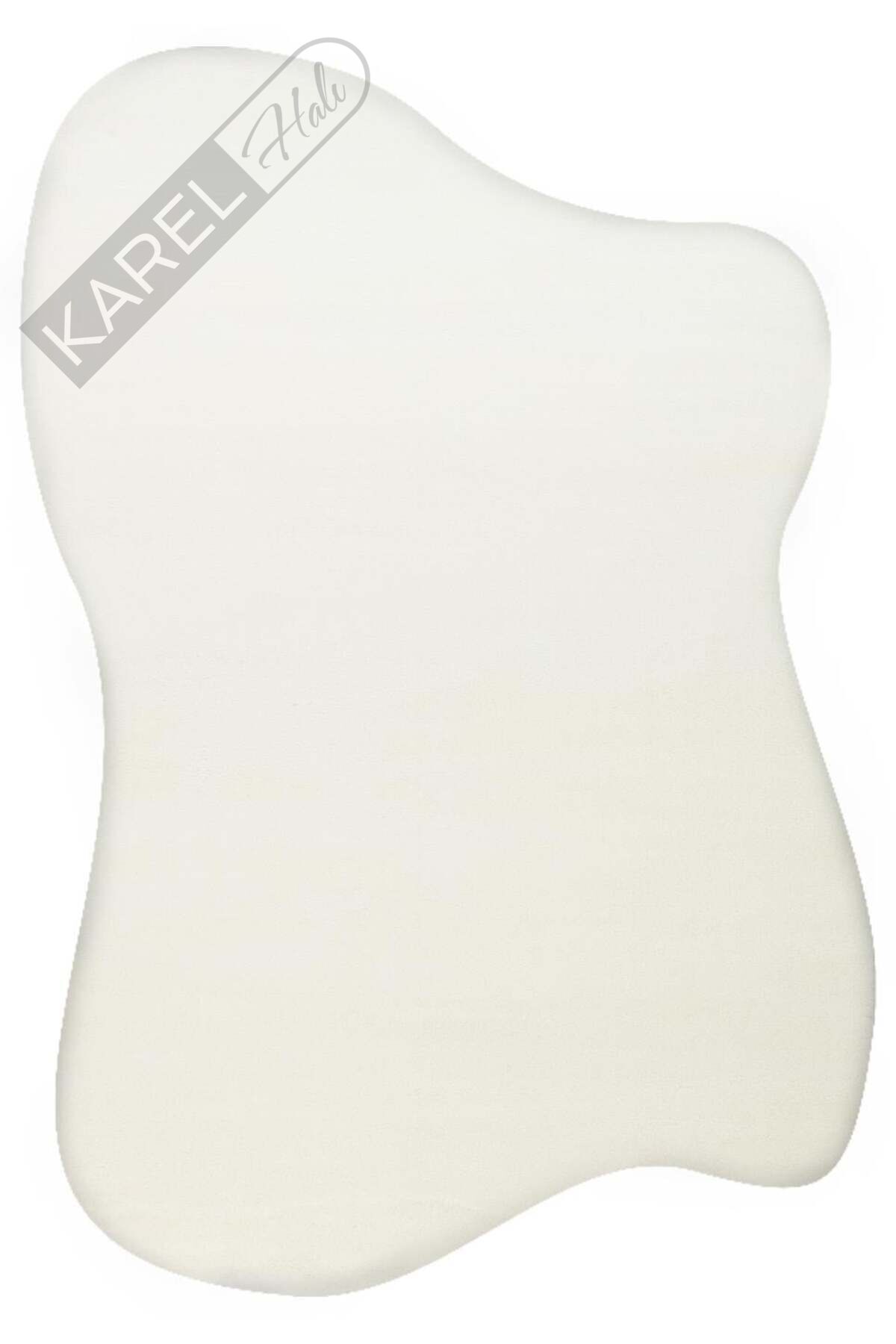ZEN AMORF 01 WHITE Hav Toz Vermez Yumuşak Tuşeli Zarif Makine Halısı