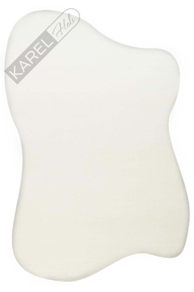 ZEN AMORF 01 WHITE Hav Toz Vermez Yumuşak Tuşeli Zarif Makine Halısı