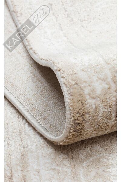 PADONA PDN 01 BEIGE Extra Yumuşak Dokulu Sık Dokuma Modern Desenlere Sahip Şık Salon Halısı
