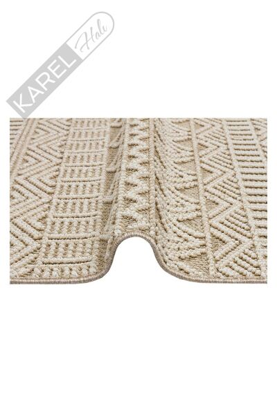 SOHO SH 14 BEIGE Hav Toz Vermez Hasır Dokuma Modern Makine Halısı