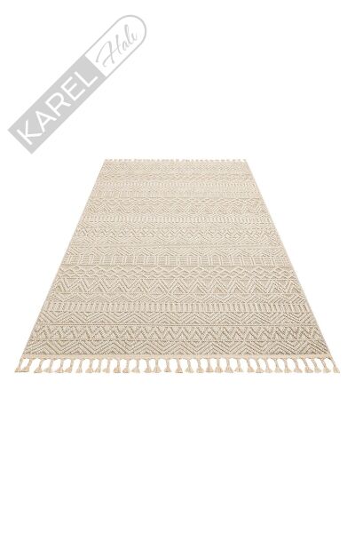 SOHO SH 14 BEIGE Hav Toz Vermez Hasır Dokuma Modern Makine Halısı