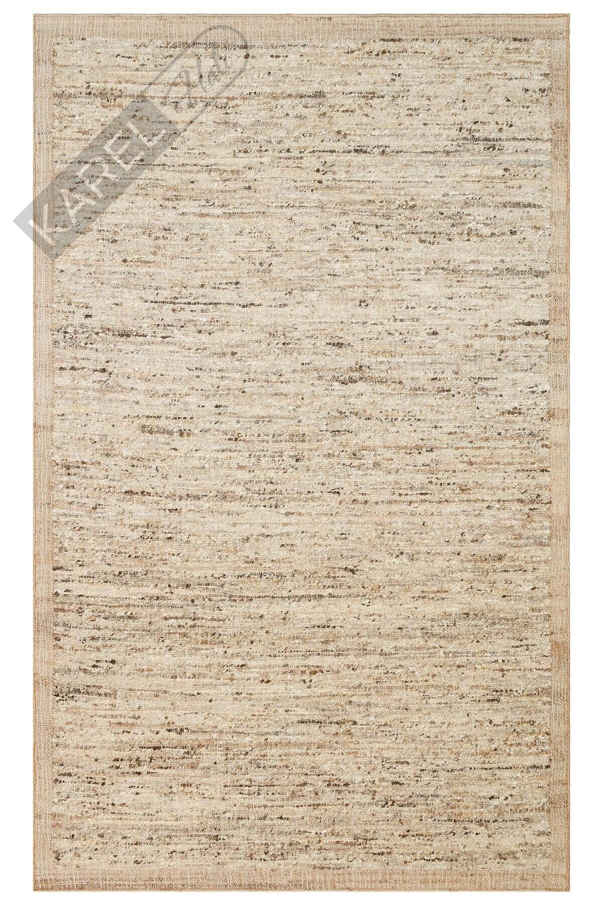 LHASA LHS 01 MULTY NATURAL  Yün ve Jüt ile Üretilen Örme El Dokuma Halı
