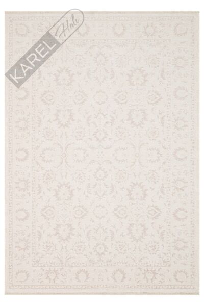 LIZA KILIM XW LIZ 03 WHITE XW Hav Toz Vermez Kaymaz Tabanlı Yıkanabilir Düz Renk Kilim