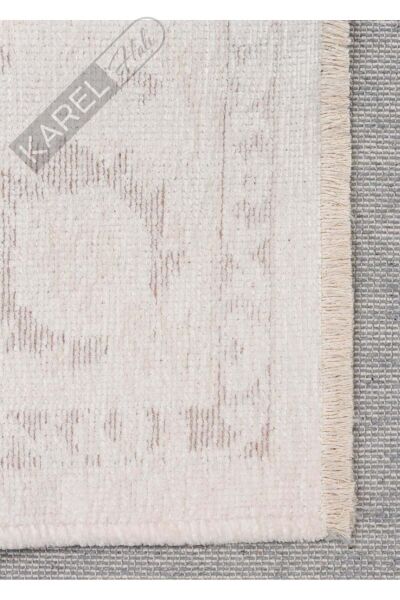 LIZA KILIM XW LIZ 03 WHITE XW Hav Toz Vermez Kaymaz Tabanlı Yıkanabilir Düz Renk Kilim