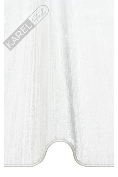 SATEEN ST 101 CREAM XW Hav Toz Vermez Yıkanabilir Kaymaz İnce Dokuma Modern Halı