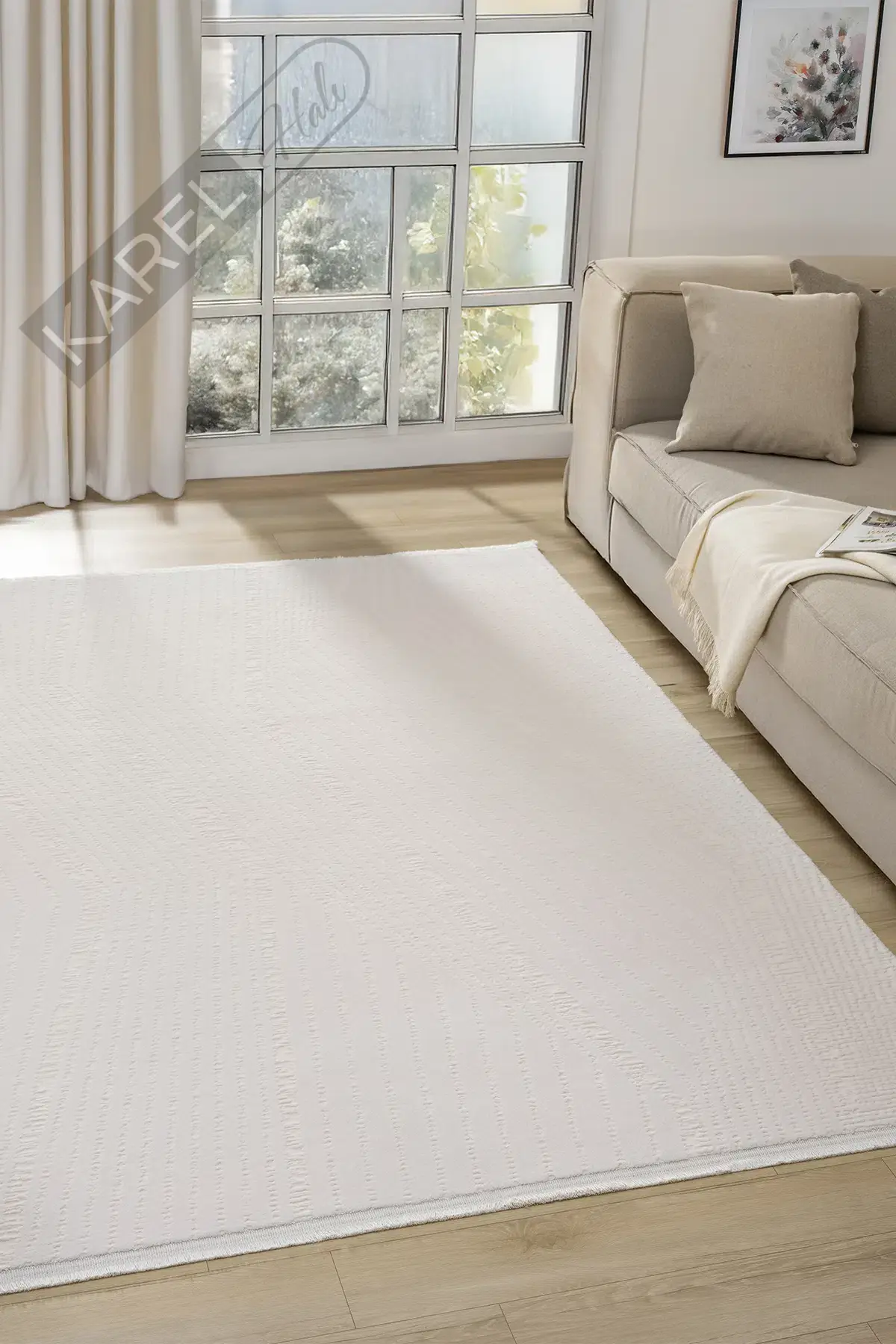 Seyran Halı Lima 0558 Krem Premium Akrilik Halı