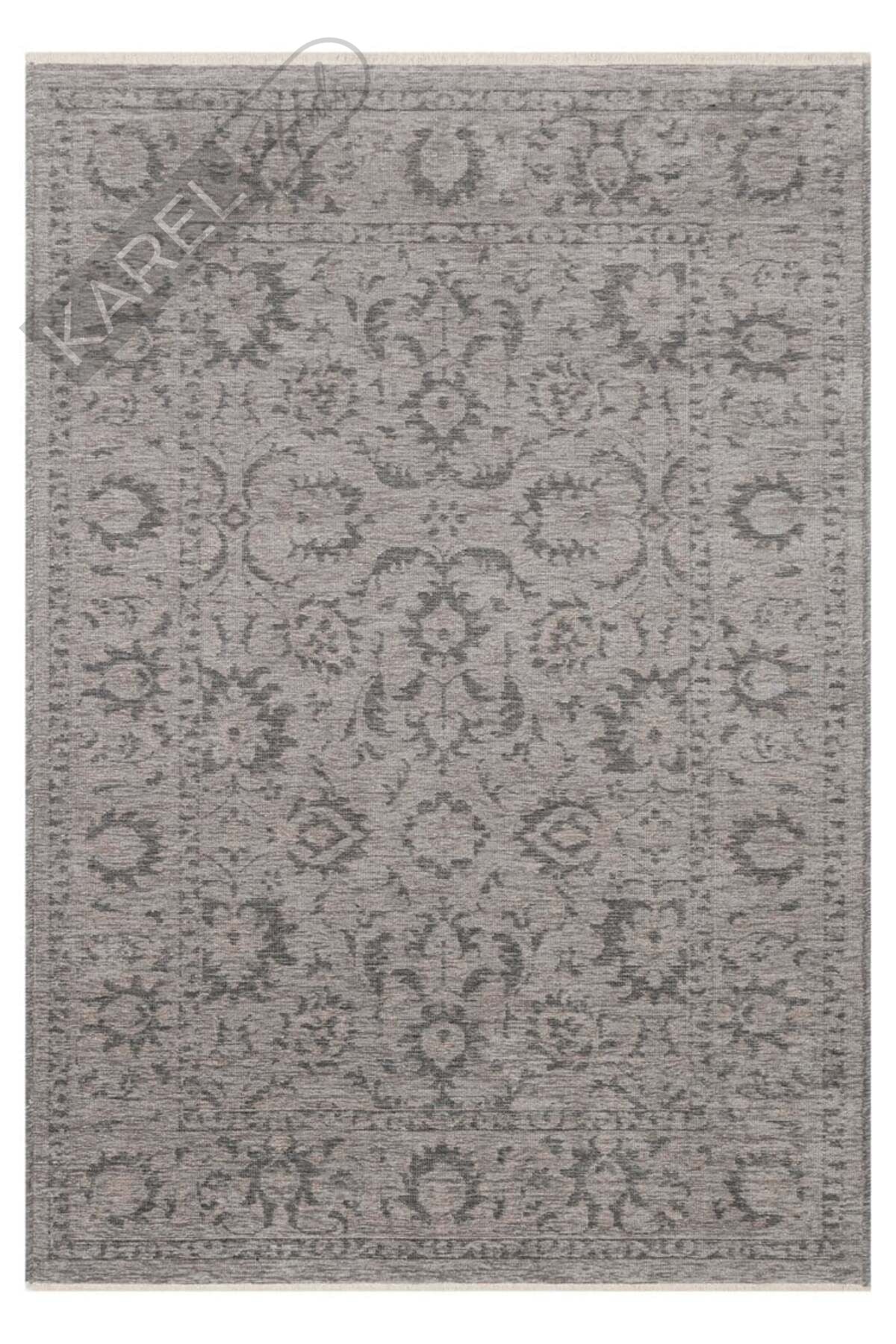 LIZA KILIM XW LIZ 03 GREY XW Hav Toz Vermez Kaymaz Tabanlı Yıkanabilir Düz Renk Kilim