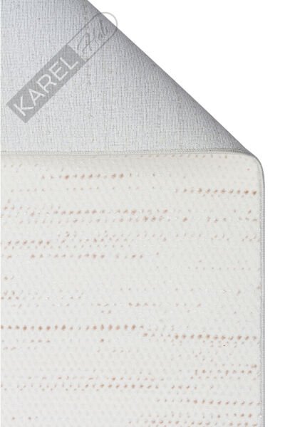NORA NOR 01 BEIGE Hav Toz Vermez Yıkanabilir Kaymaz İnce Dokuma Modern Halı