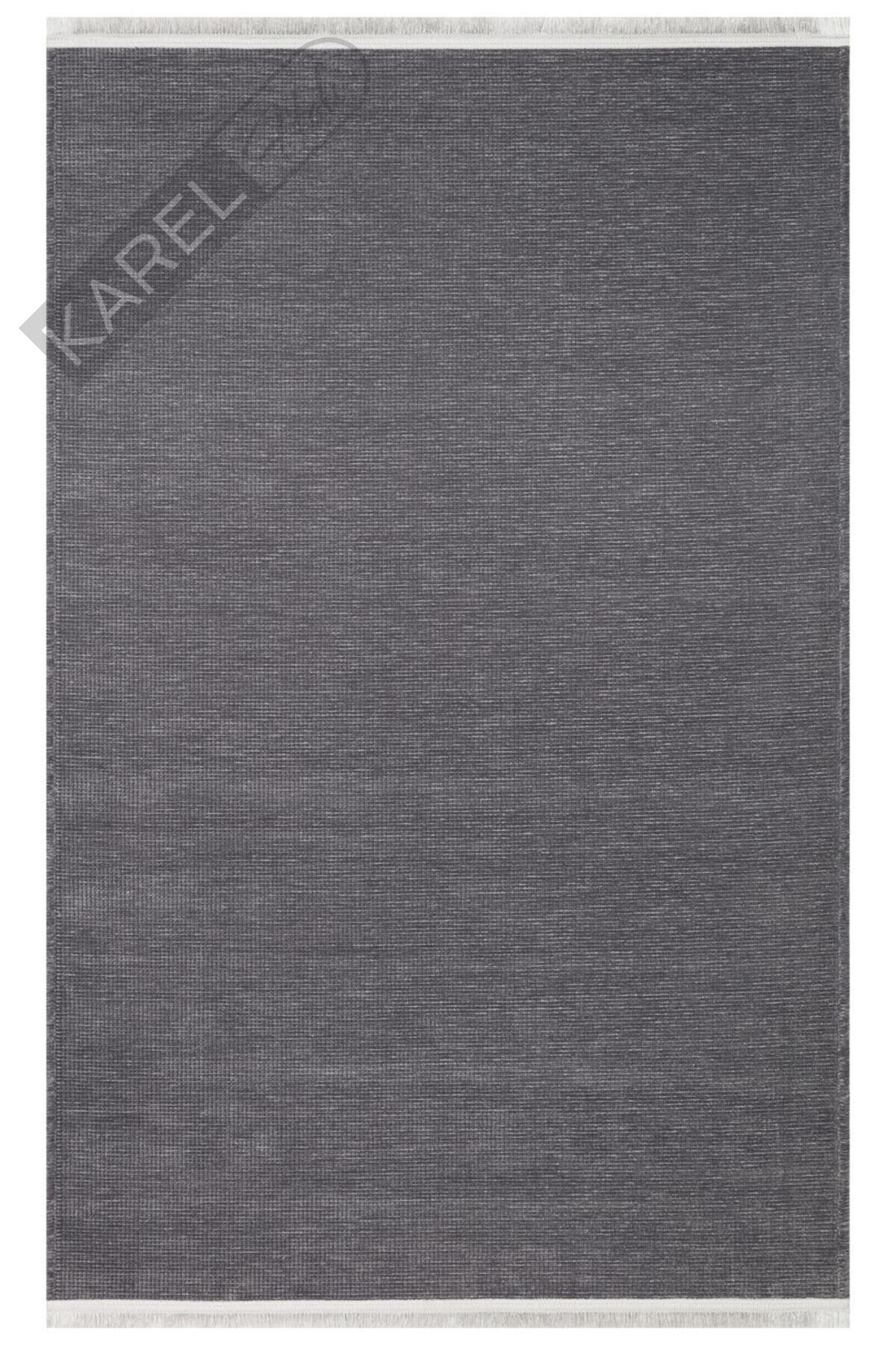 LIZA KILIM LIZ 01 ANTRASIT Hav Toz Vermez Kaymaz Tabanlı Yıkanabilir Düz Renk Kilim