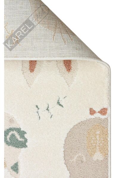 PICCOLO PCL 04 CREAM MULTY Pastel Renkli Hav ve Toz Vermeyen Çocuk Halısı