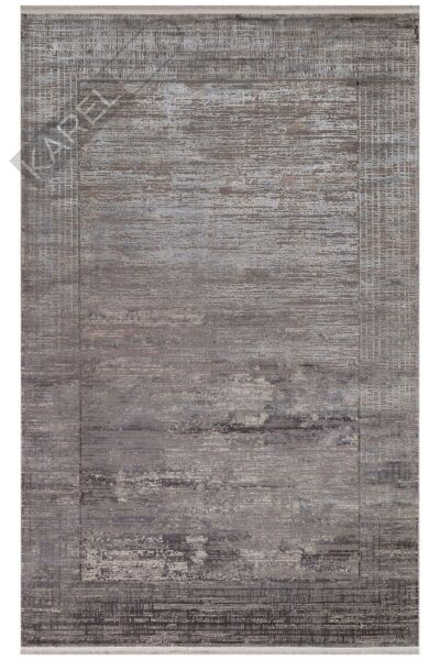 FRESCO FSD 02 D.GREY  Overdyed Yüksek Alçak Dokulu Işıltılı Kaliteli Sık Dokuma Modern Salon Halısı