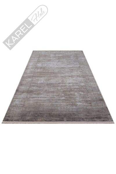FRESCO FSD 02 D.GREY  Overdyed Yüksek Alçak Dokulu Işıltılı Kaliteli Sık Dokuma Modern Salon Halısı