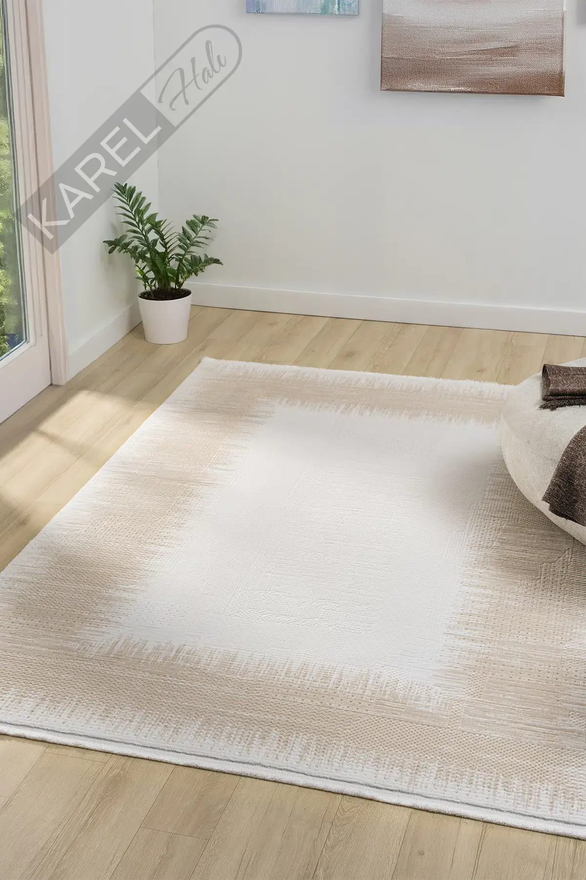 Seyran Halı Lima 0560 Bej Premium Akrilik Halı