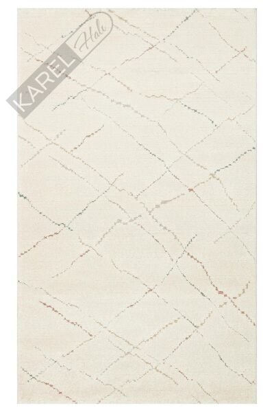 PICCOLO PCL 05 CREAM MULTY  Pastel Renkli Hav ve Toz Vermeyen Çocuk Halısı