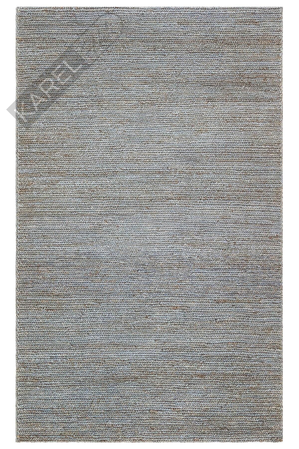 Fıne Chotı Fıne Slate Blue ( Sb03 ) El Dokuma Naturel Jüt Hasır Halı