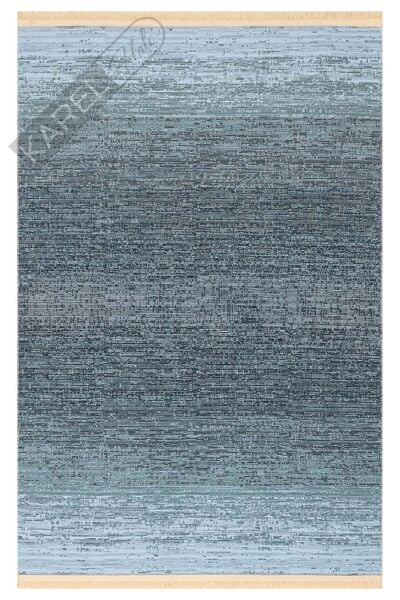 KUTNU KILIM KTN 01 ANTRASIT BLUE Modern Ombre Renk Geçişli Yıkanabilir Çift Taraflı Kilim