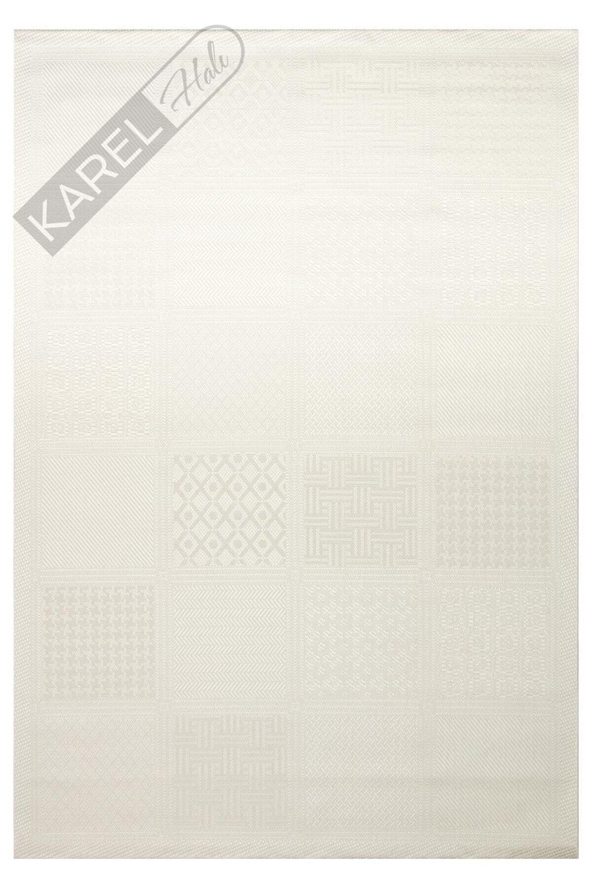 MONO LUX MNO LUX 02 VIZON Kaymaz Tabanlı Modern Desenlere Sahip İnce Halı