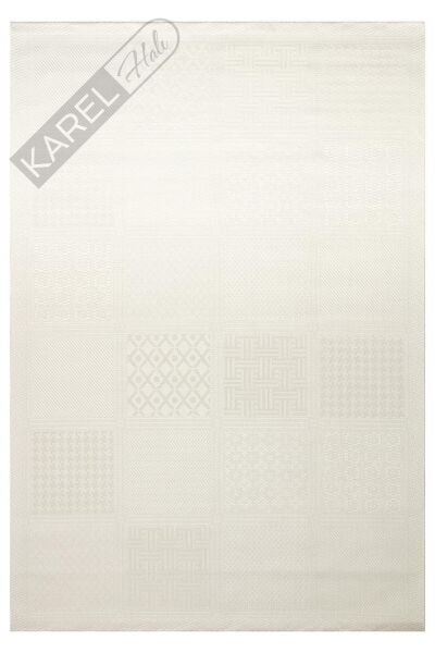 MONO LUX MNO LUX 02 VIZON Kaymaz Tabanlı Modern Desenlere Sahip İnce Halı