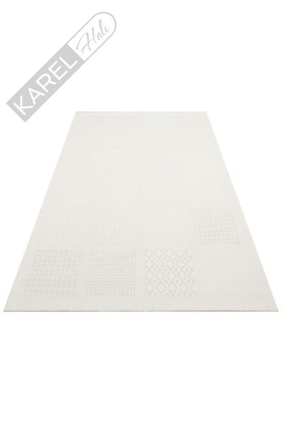 MONO LUX MNO LUX 02 VIZON Kaymaz Tabanlı Modern Desenlere Sahip İnce Halı