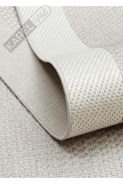MONO MNO 05 GREY CREAM Hav Toz Vermez Kaymaz Tabanlı İnce Halı