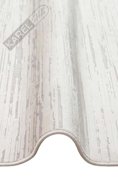 SIERRA SR 01 GREY Yüksek Alçak Oyma Dokuya Sahip Sık Dokuma Modern Salon Halısı