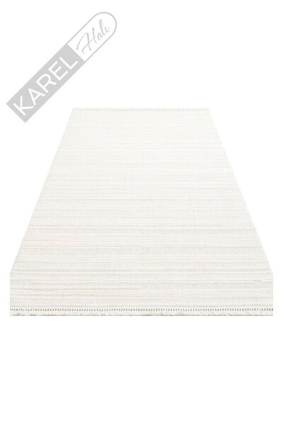 JOY JOY 01 WHITE  Hav Toz Vermeyen Yumuşak dokulu Modern Makine Halısı