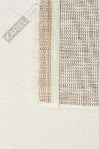 ZEN ZEN 01 WHITE Hav Toz Vermez Yumuşak Tuşeli Zarif Makine Halısı