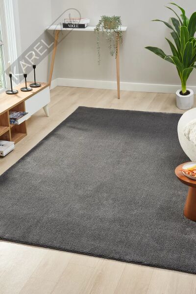 Seyran Halı Bali 4500 Antrasit Shaggy Pelus Hali