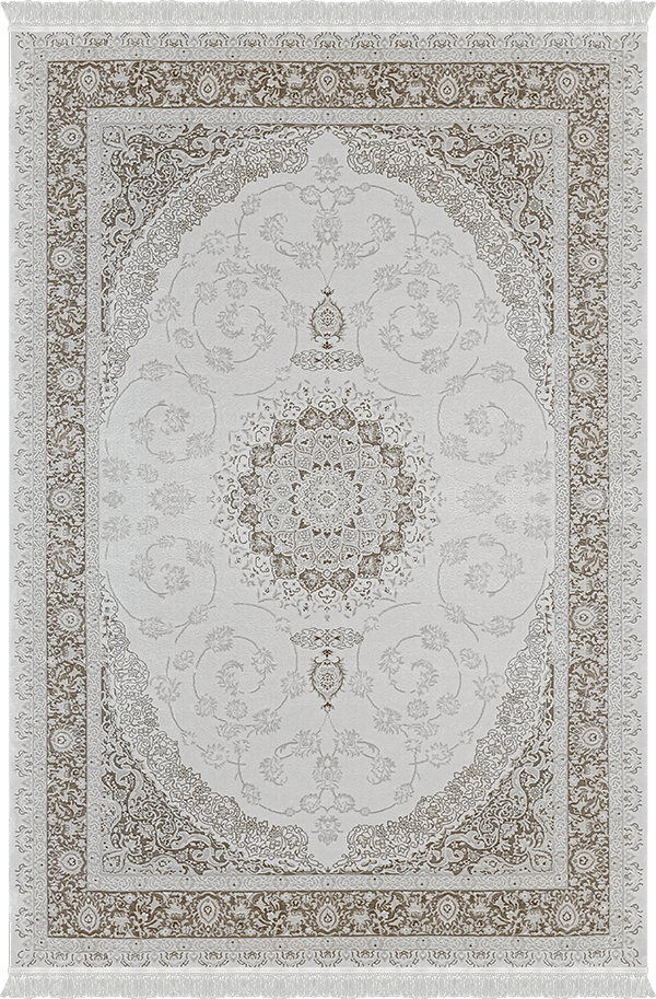 Woolen Halı Deluxe Koleksiyonu 6503 Bej Premium Viskon Halı