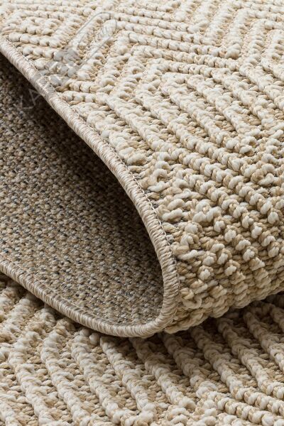 SOHO SH 01 BEIGE Hav Toz Vermez Hasır Dokuma Modern Makine Halısı
