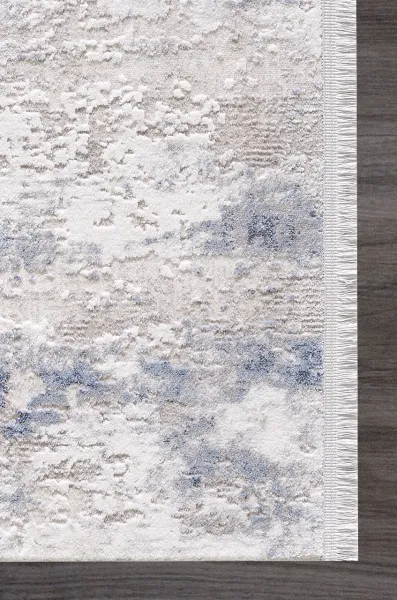 Artemis Halı Romantik - 02436B - Gri Mavi Akrilik Saçaklı Halı