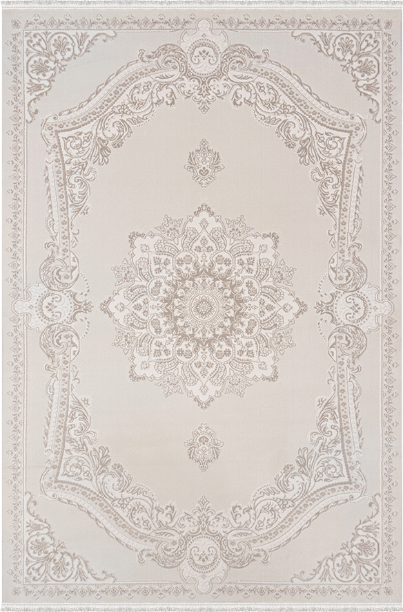 Woolen Halı New Bamboo Koleksiyonu 4952 Bej Akrilik Halı