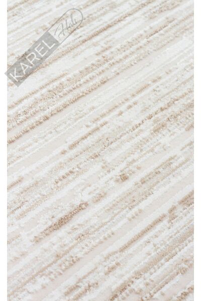 PADONA PDN 03 BEIGE Extra Yumuşak Dokulu Sık Dokuma Modern Desenlere Sahip Şık Salon Halısı